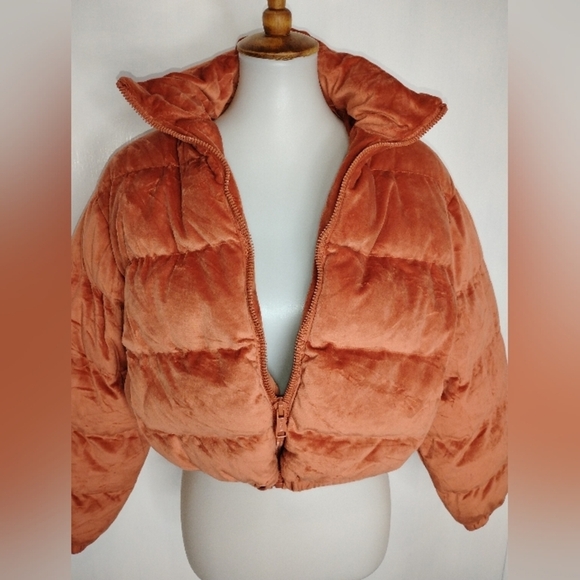 SACRE PUMPKIN CROPPED PUFFER JACKET NWOT - Picture 10 of 10